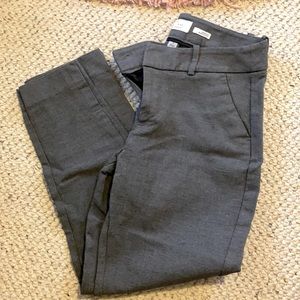 Black and gray work trousers